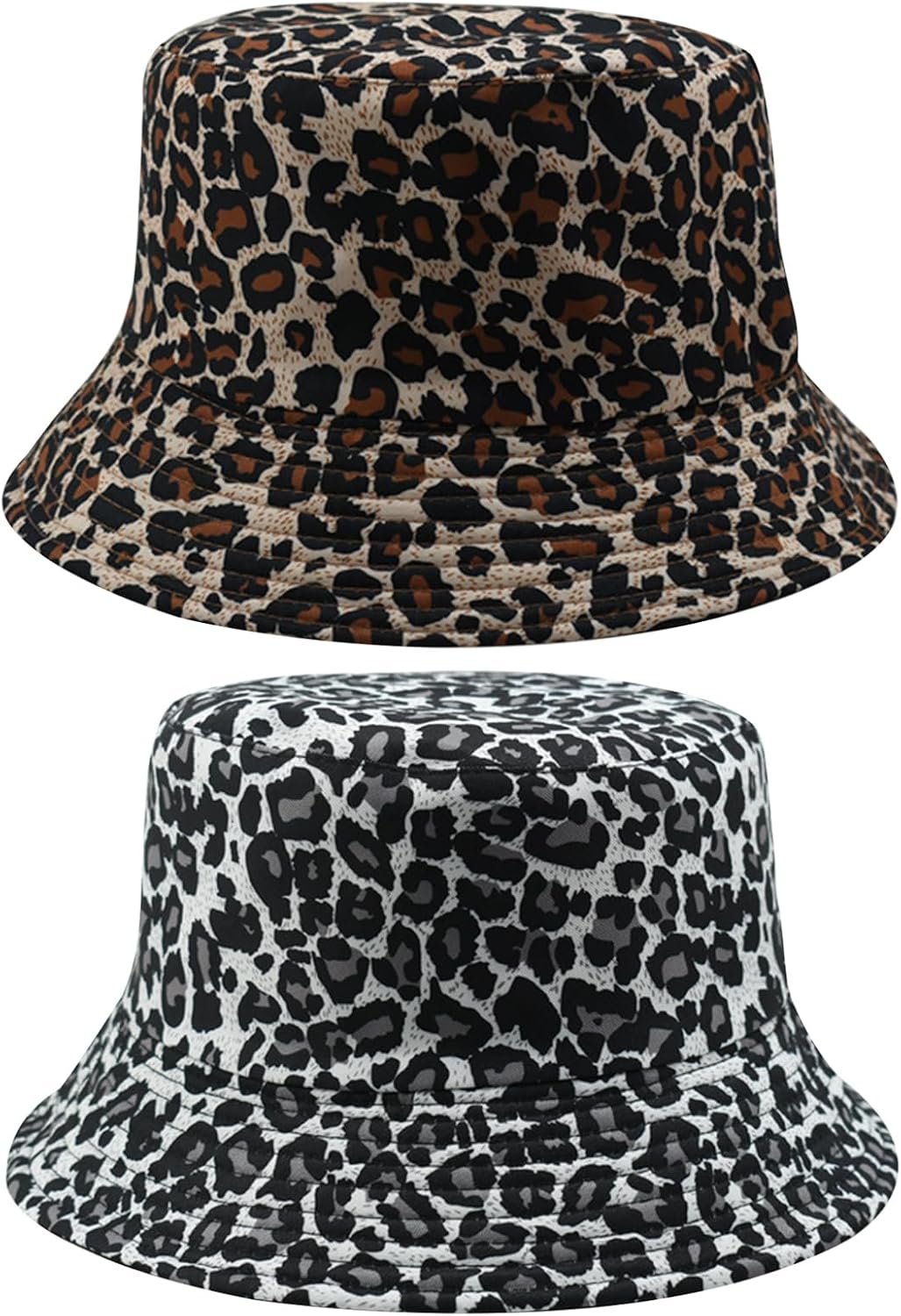 Chapeau unisexe: à motifs, réversible, 2 Pièces