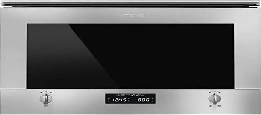 SMEG Micro-ondes Grill Encastrable, 22L, Pour Meuble Haut