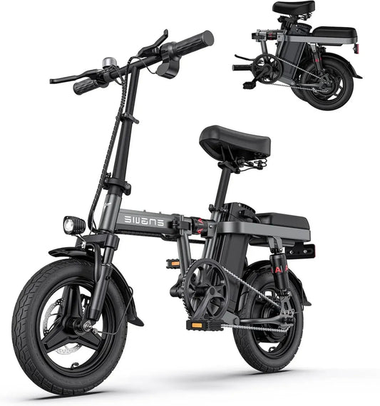 Vélo Électrique ENGWE 14 Pouces, Batterie Amovible 48V 10Ah, Pliable, Vitesse Max 25 km/h, Autonomie Jusqu'à 50 km