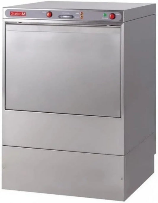 Lave-vaisselle professionnel en inox avec pompe de vidange, 6600 W, 400 V