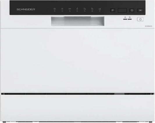 Lave-vaisselle compact 6 couverts Blanc - Schneider SCDW649-W